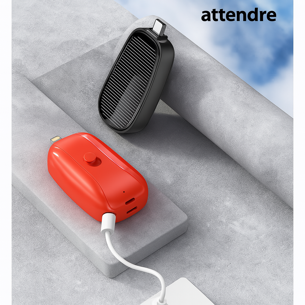 Power Bank Solaire 1200mAh