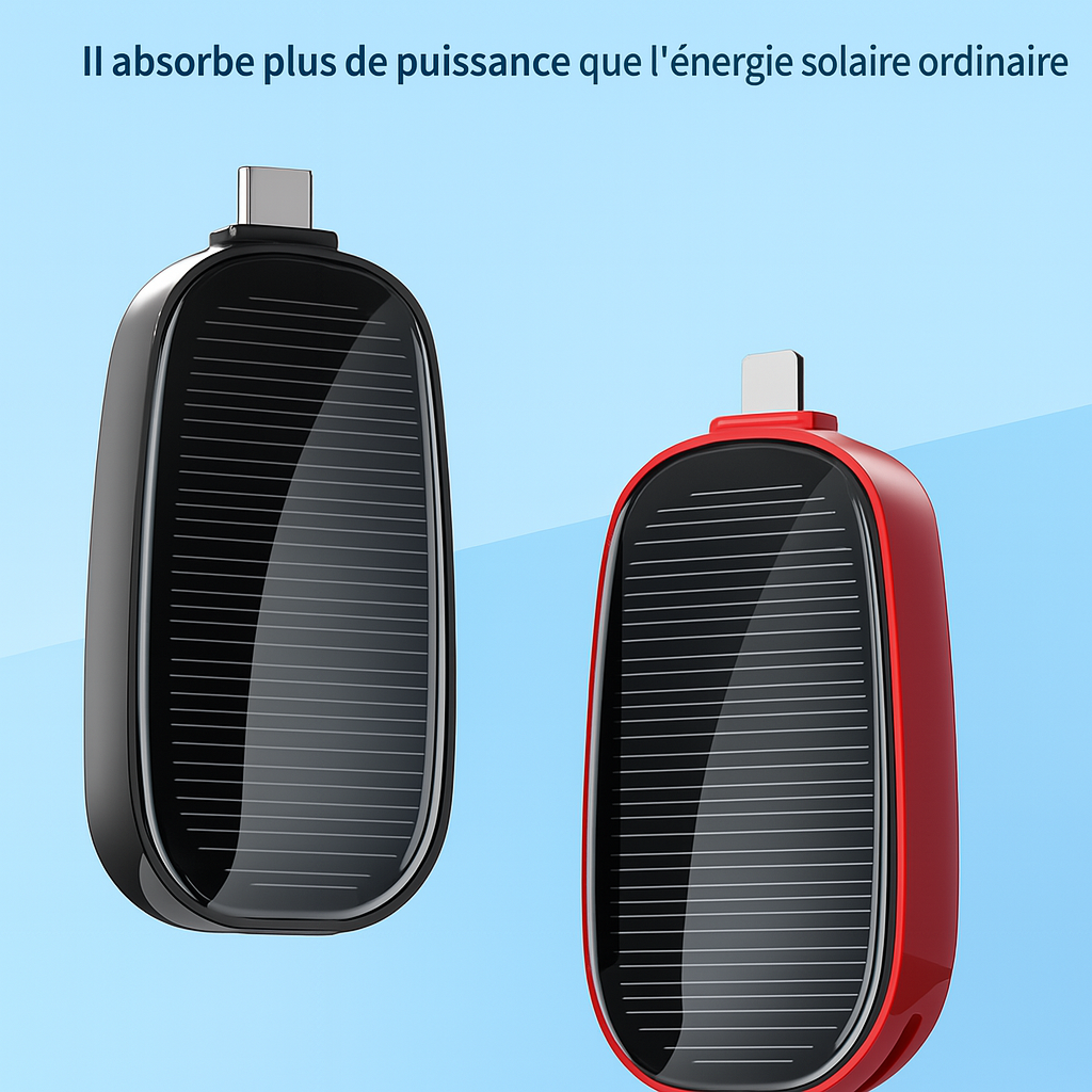 Power Bank Solaire 1200mAh